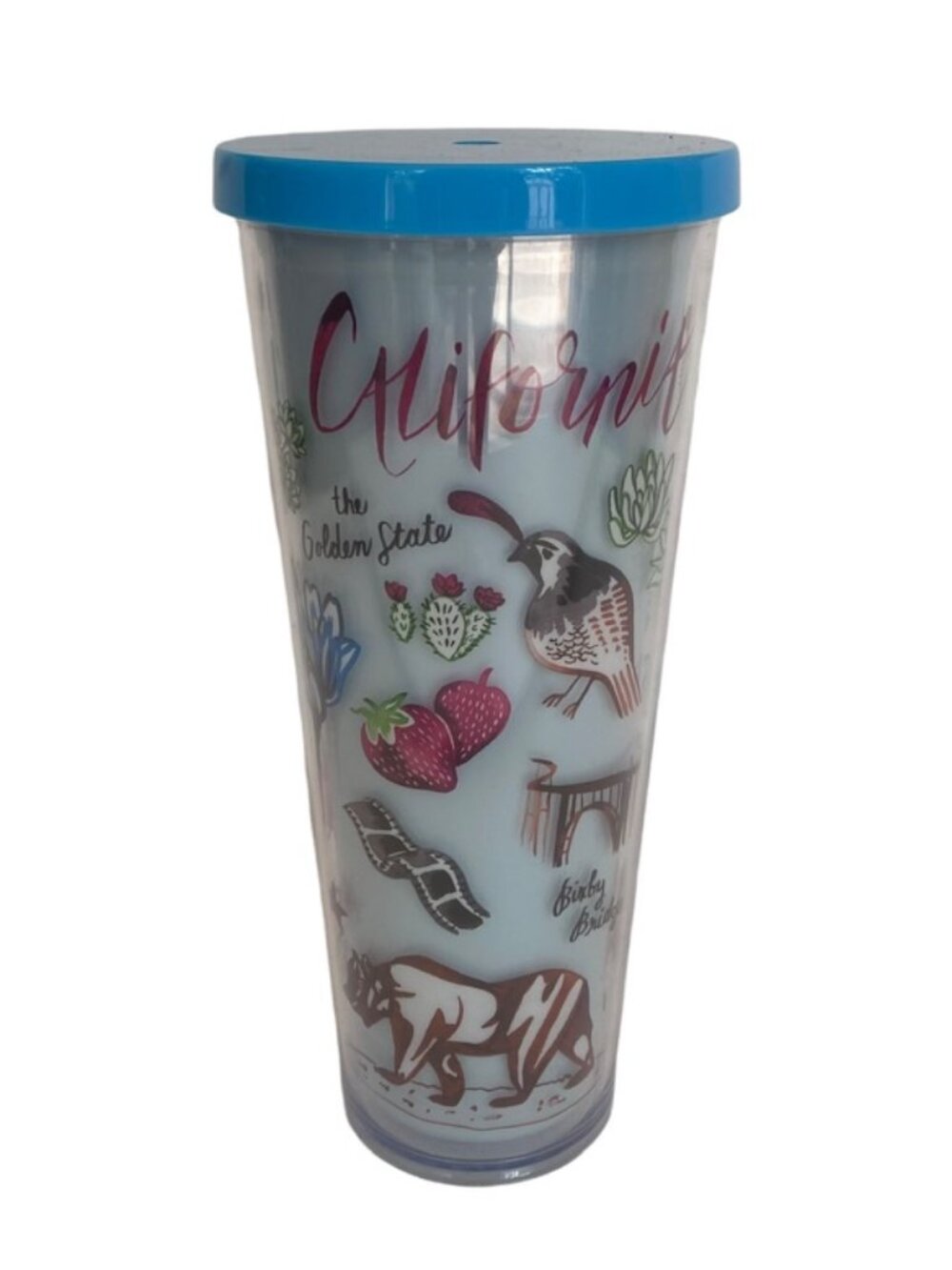 Starbucks California Tumbler Cup - No Straw- 24Oz